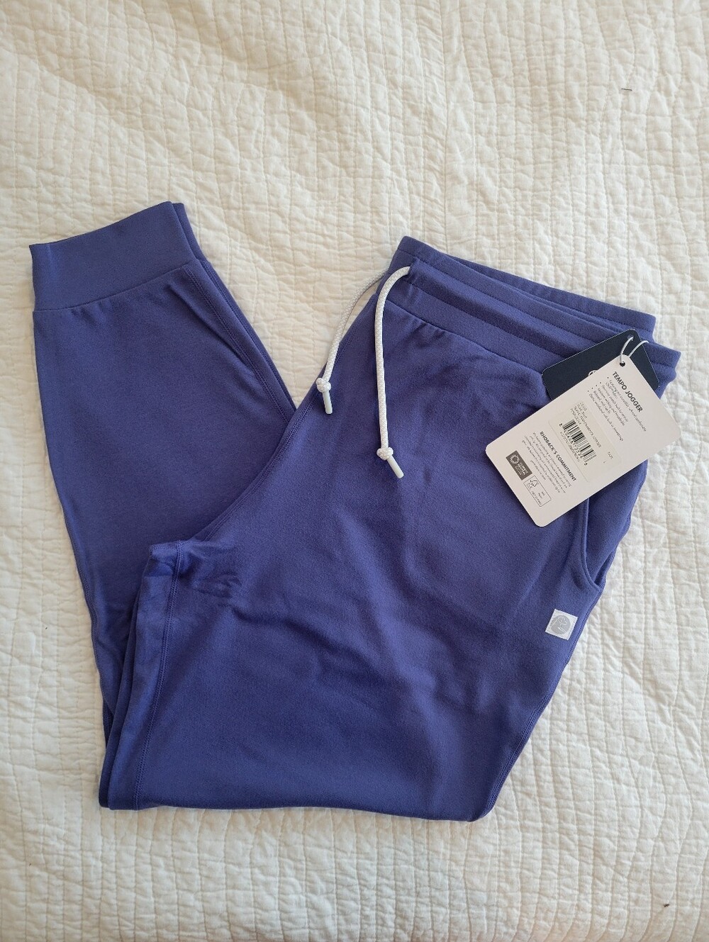 NWT Rhoback Women's Tempo Perforamce Tempo Jogger In Flag Blue